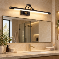 Aplica Baie LED Focus Black (Negru)