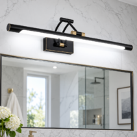 Aplica Baie LED Focus Black (Negru)
