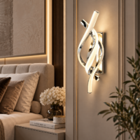 Aplica LED 42W Spira Silver