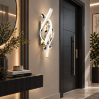 Aplica LED 42W Spira Silver
