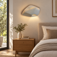 Aplica LED Nest Stone, 40 x 30 cm, Gri