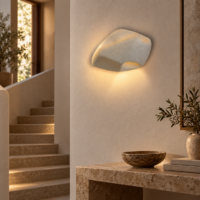 Aplica LED Nest Stone, 40 x 30 cm, Gri