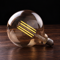 Bec LED Vintage Bulb, Lumina Rece