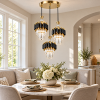 Candelabru Bohemian Stylo 3 Negru