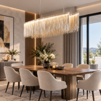 Candelabru LED 64W Dining Elegant Rain