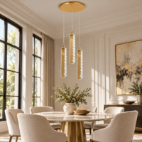Candelabru LED Golden Diamond Sublime 3, Telecomanda