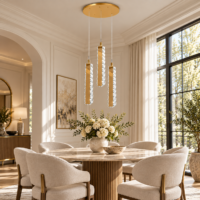 Candelabru LED Golden Diamond Sublime 3, Telecomanda