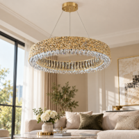 Candelabru LED Luxor Ring, 52 cm