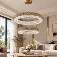 Candelabru LED Luxor Ring Duo, 60x40 cm