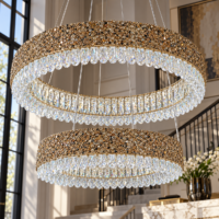 Candelabru LED Luxor Ring Duo, 60x40 cm