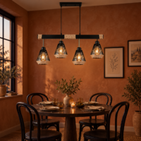 Candelabru Retro Rope Hexagonal 4
