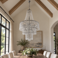 Candelabru Royal Diamond, Argintiu, 60x100 cm