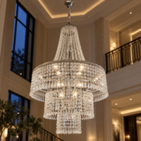 Candelabru Royal Diamond, Argintiu, 60x100 cm