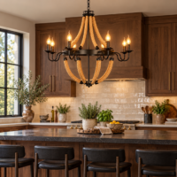Candelabru Rustic Montevar Rope