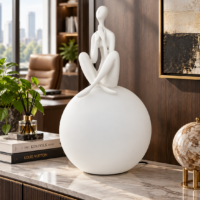 Figurina LED Moon Dreamer Alb