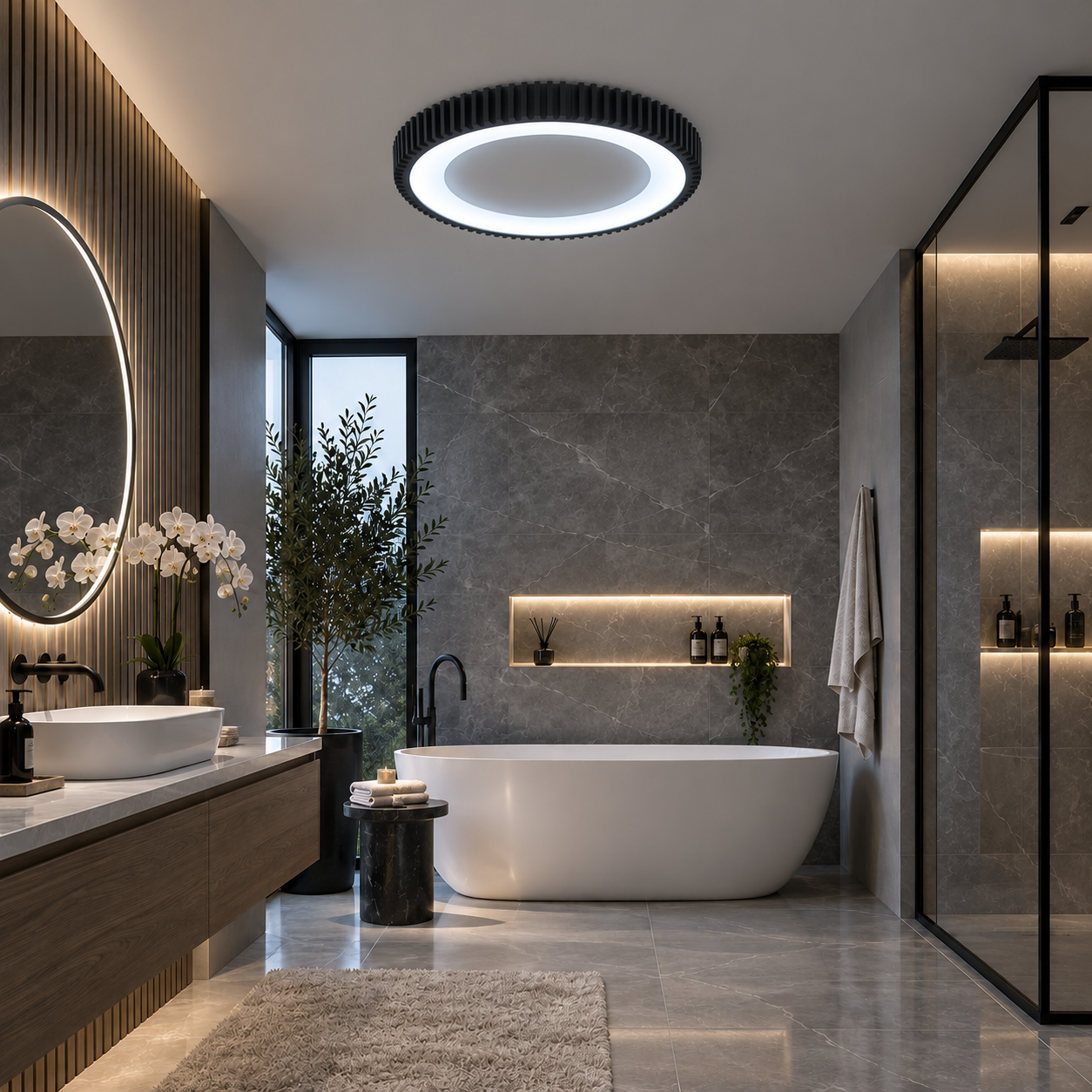 Lustra Baie Rondo Black Lustra Baie Rondo Black