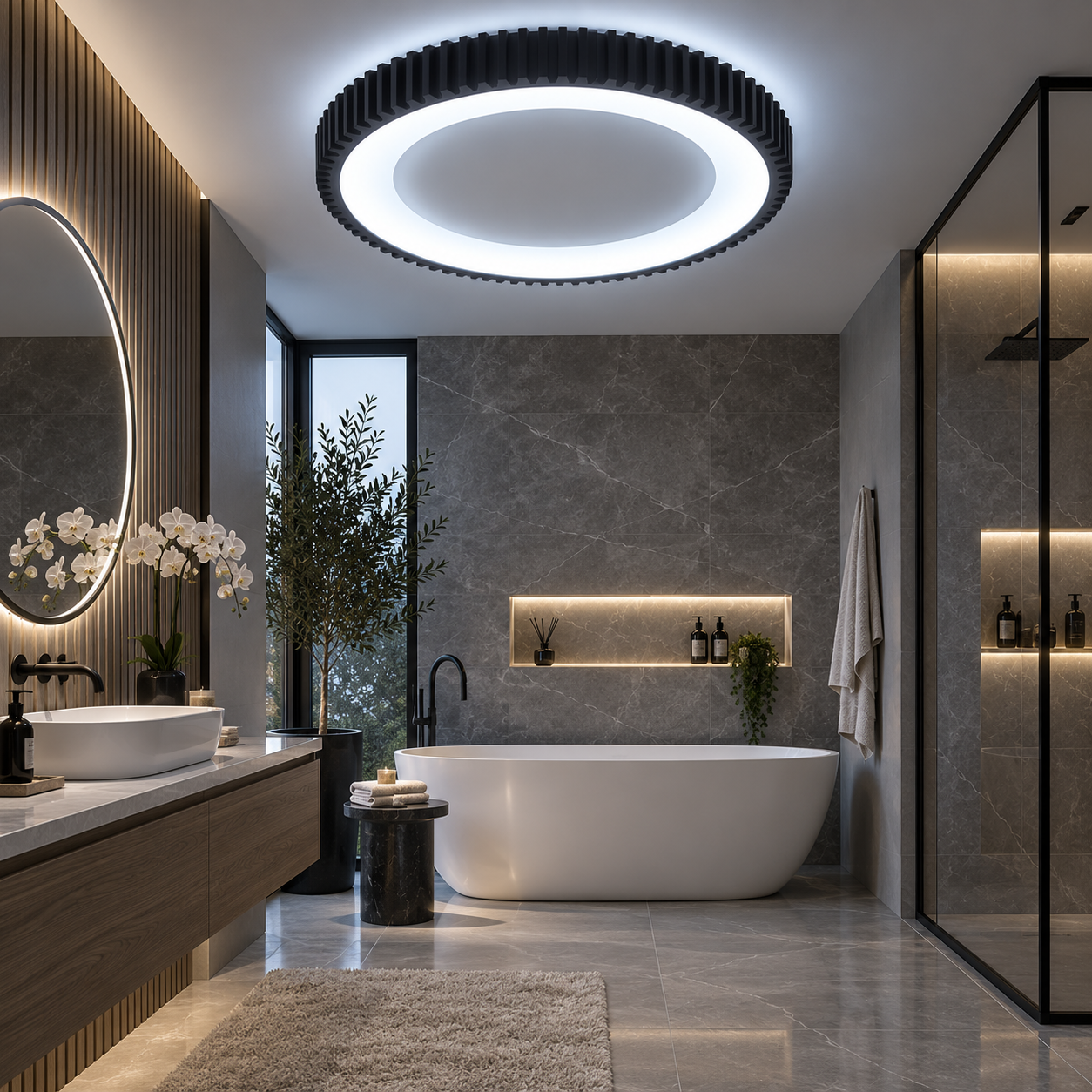 Lustra Baie Rondo Black Lustra Baie Rondo Black