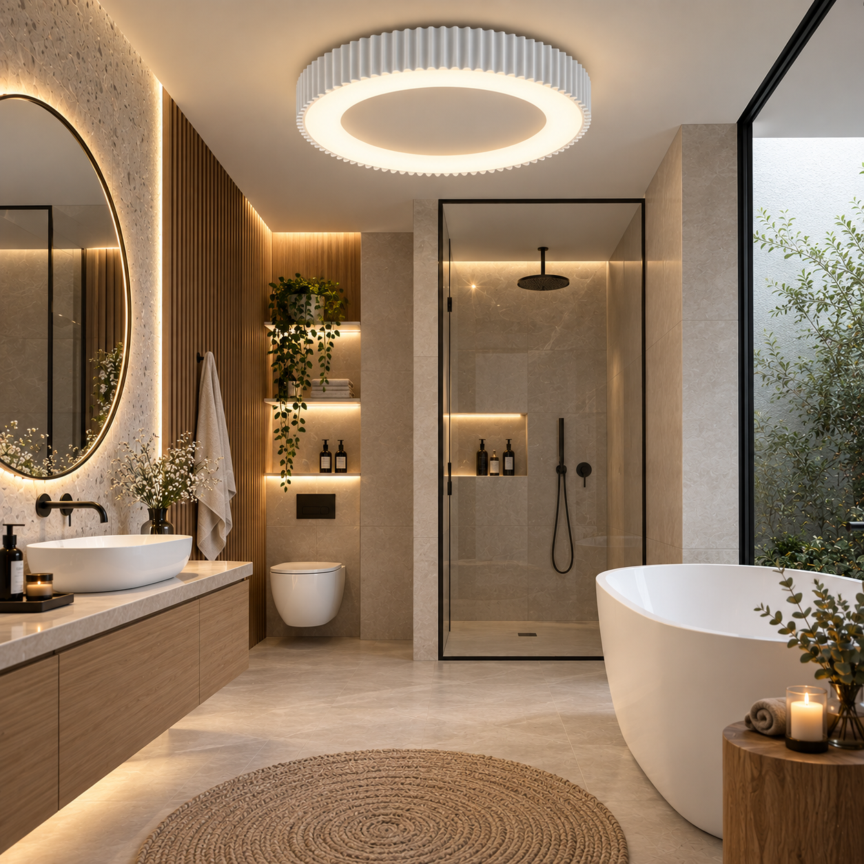 Lustra Baie Rondo White Lustra Baie Rondo White