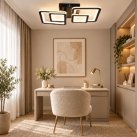 Lustra LED 80 W Nexora Negru