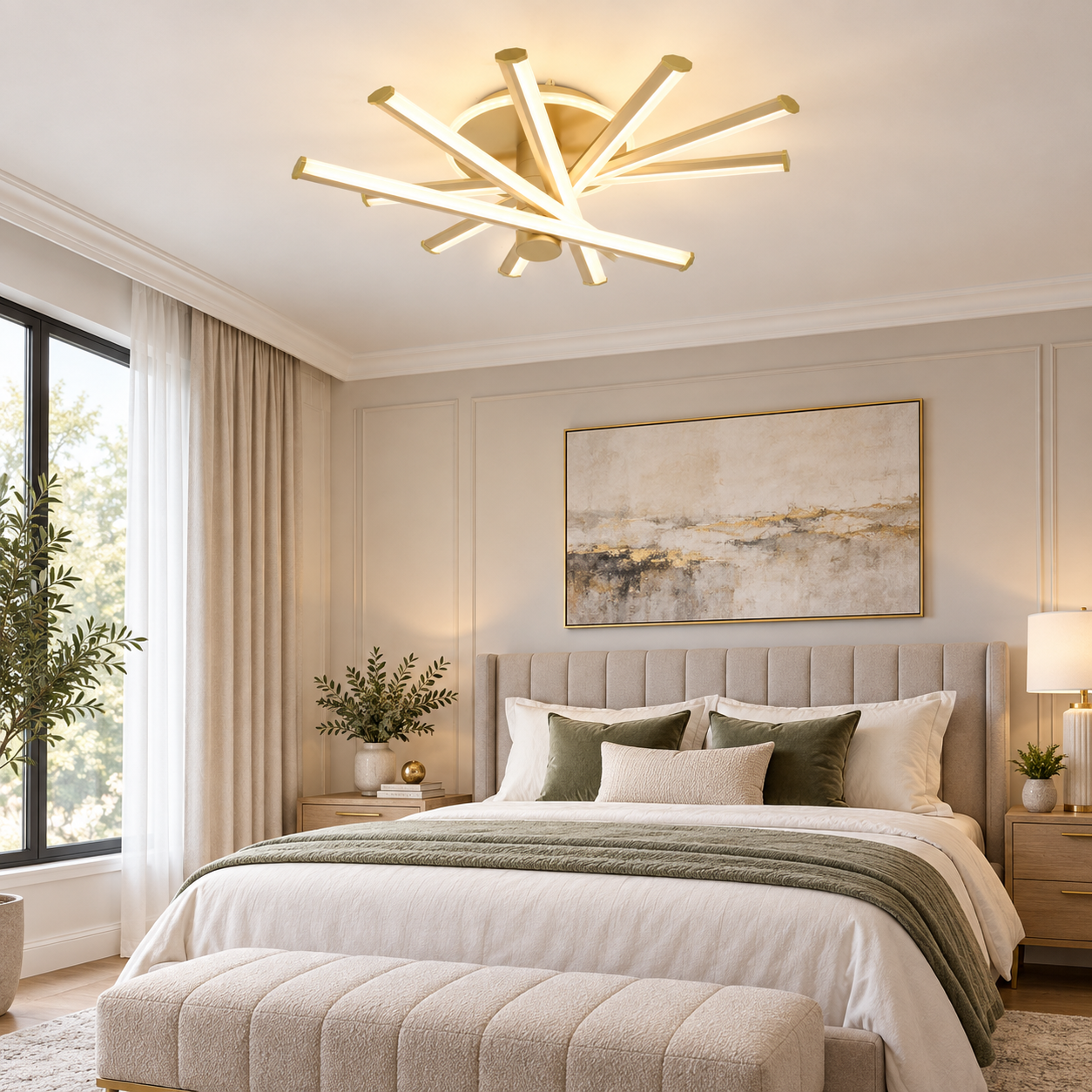 Lustra LED, 98 W Spiral Auriu, Telecomanda Lustra LED, 98 W Spiral Auriu, Telecomanda