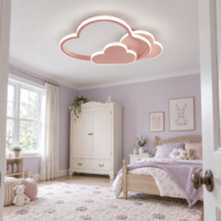 Lustra LED Fetite Cloud Glow, Roz