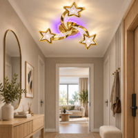 Lustra LED Magic Stars Glam 3 Auriu Lucios