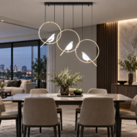Candelabru Led Circle 3 Birds, 30W