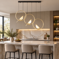 Candelabru Led Circle 3 Birds, 30W