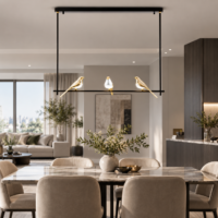 Candelabru Led Linear 3 Birds, 30W