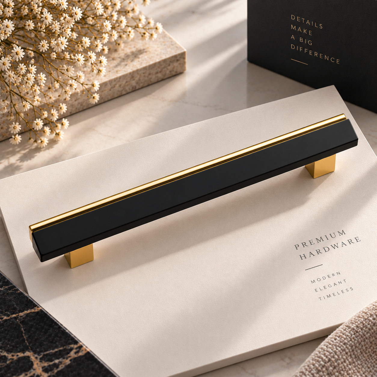 Maner Mobila Elegant Line Black Maner Mobila Elegant Line Black