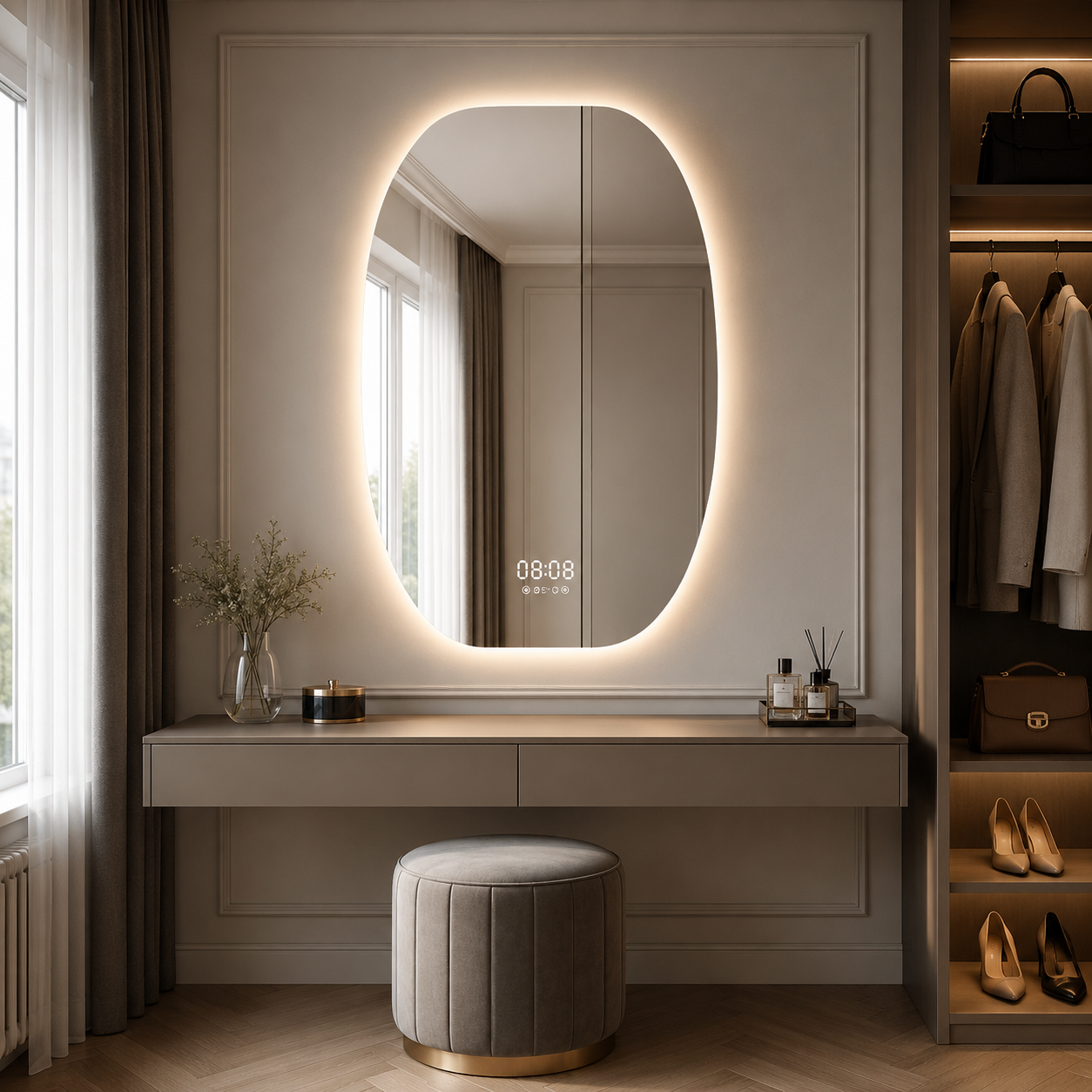 Oglinda LED, 60x80cm, LDP9291 RF Oglinda LED, 60x80cm, LDP9291 RF