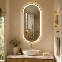 Oglinda LED, Rama Aurie, 60x80cm, LDPCG-6080 RF