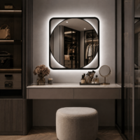 Oglinda LED, Rama Neagra, 70cm, LDPEB-70-1 RF