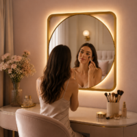 Oglinda LED, Rama Aurie 70cm, LDPEG-70-1 RF