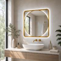 Oglinda LED, Rama Aurie 70cm, LDPEG-70-1 RF