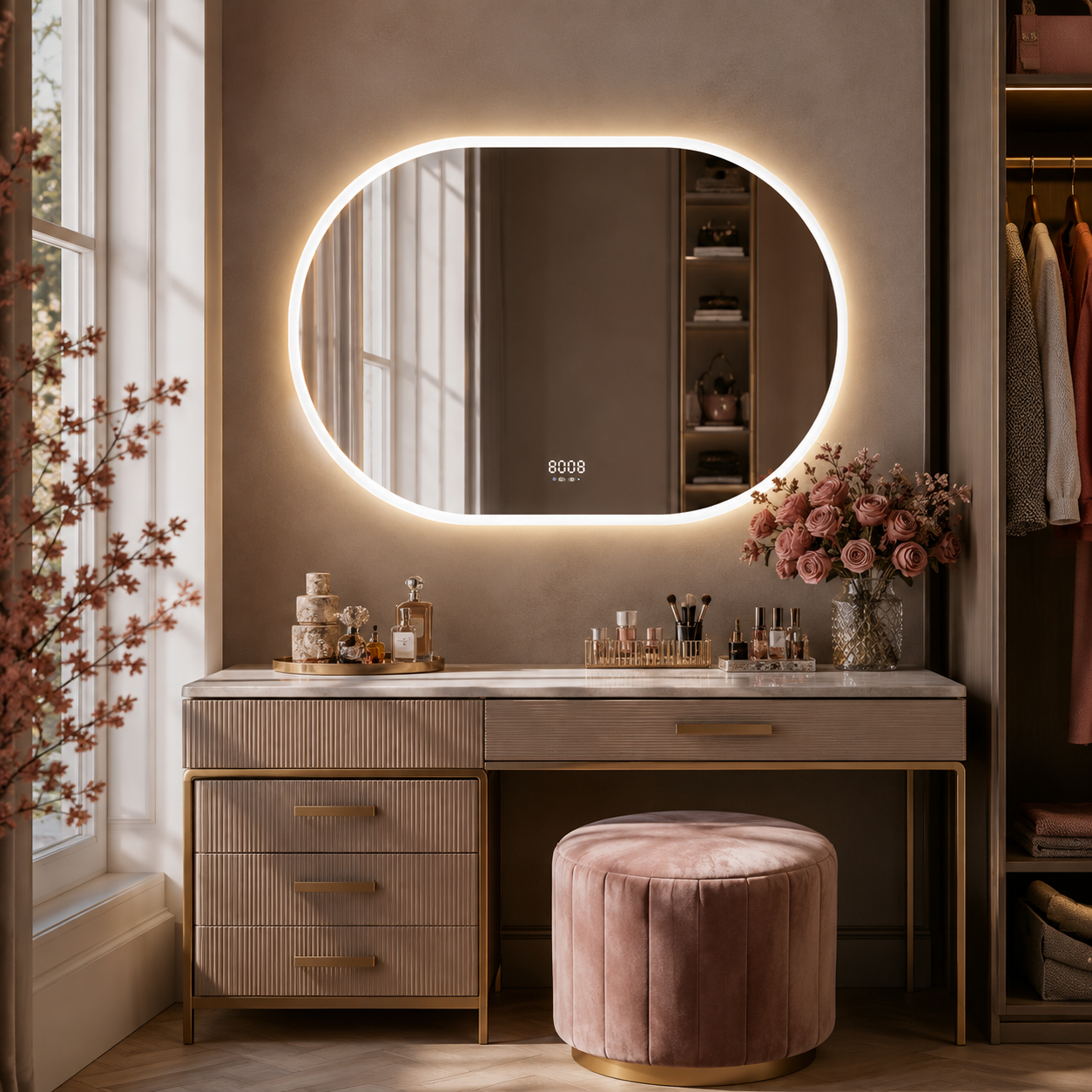 Oglinda LED, 80x60cm, LDP9023 RF Oglinda LED, 80x60cm, LDP9023 RF