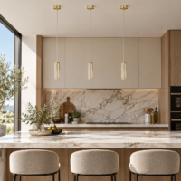 Pendul LED Gold Diamond Halo