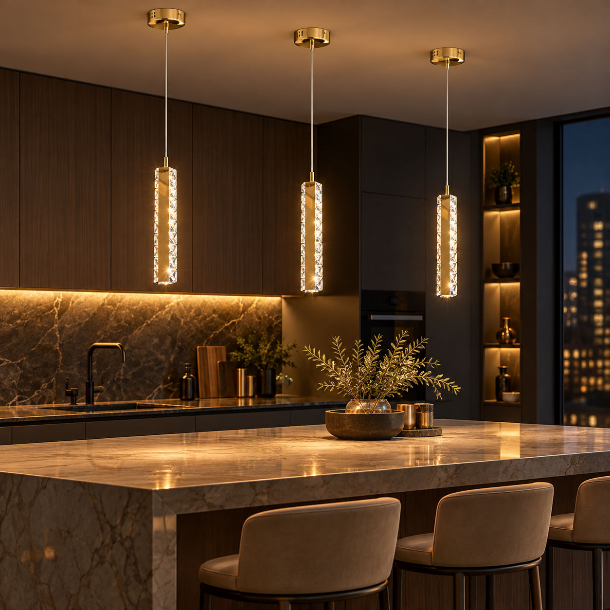 Pendul LED Golden Diamond Pendul LED Golden Diamond