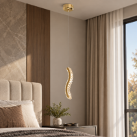Pendul LED Golden Wave