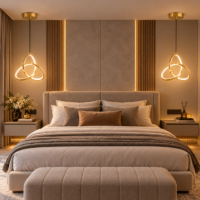 Pendul LED Infinity Gold
