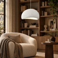 Pendul Nest Stone Alb 60 cm