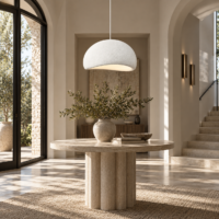 Pendul Nest Stone Alb 60 cm
