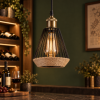 Pendul Retro Rope Hexagonal