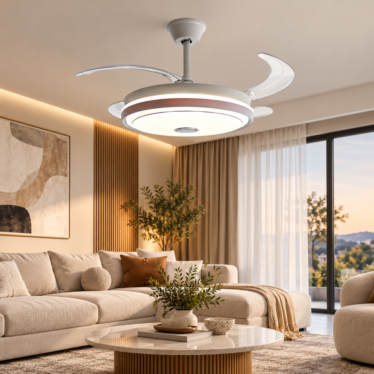 Candelabru cu ventilator Liora Candelabru cu ventilator Liora