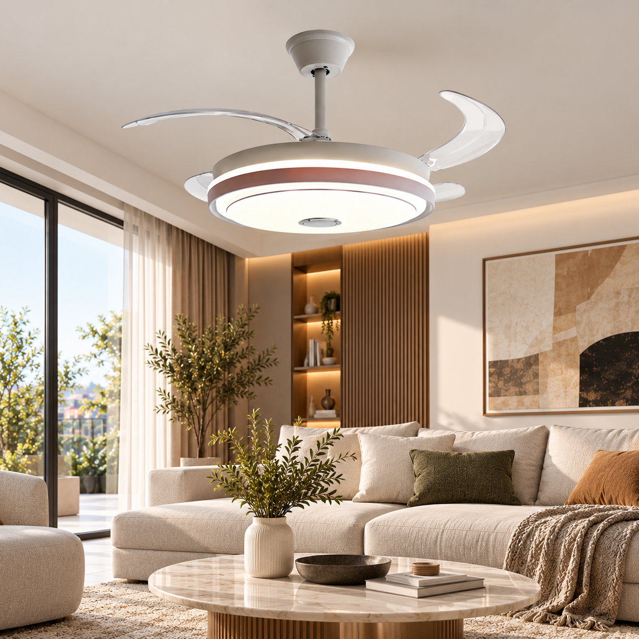 Candelabru cu ventilator Liora Candelabru cu ventilator Liora