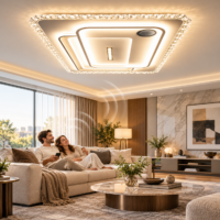 Lustra LED Cinematic Alb, Difuzor (Boxa), Bluetooth 110x70, LDP911