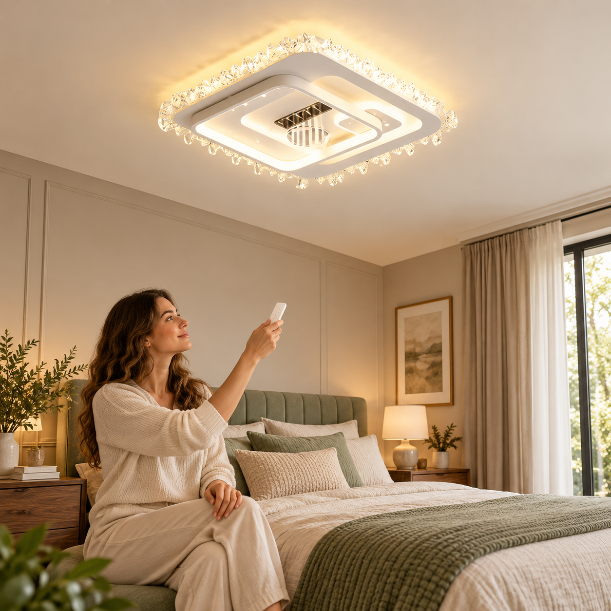 Lustra LED Cinematic Alb, Difuzor (Boxa), Bluetooth 50x 50, LDP911 Lustra LED Cinematic Alb, Difuzor (Boxa), Bluetooth 50x 50, LDP911